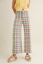 Load image into Gallery viewer, Jackie Plaid Anklet Pants
