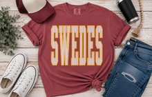 Load image into Gallery viewer, SWEDES STRIPED LETTERS TEE!
