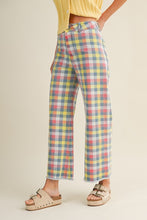 Load image into Gallery viewer, Jackie Plaid Anklet Pants
