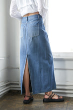 Load image into Gallery viewer, A LEAP OF FAITH MIDI DENIM SKIRT
