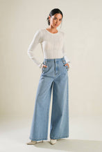 Load image into Gallery viewer, ADVENTURE AWAITS DENIM PANTS
