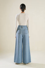 Load image into Gallery viewer, ADVENTURE AWAITS DENIM PANTS

