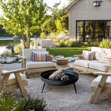 Load image into Gallery viewer, Raised Metal Fire Pit Bowl

