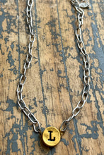 Load image into Gallery viewer, Yours Truly Initial Necklace
