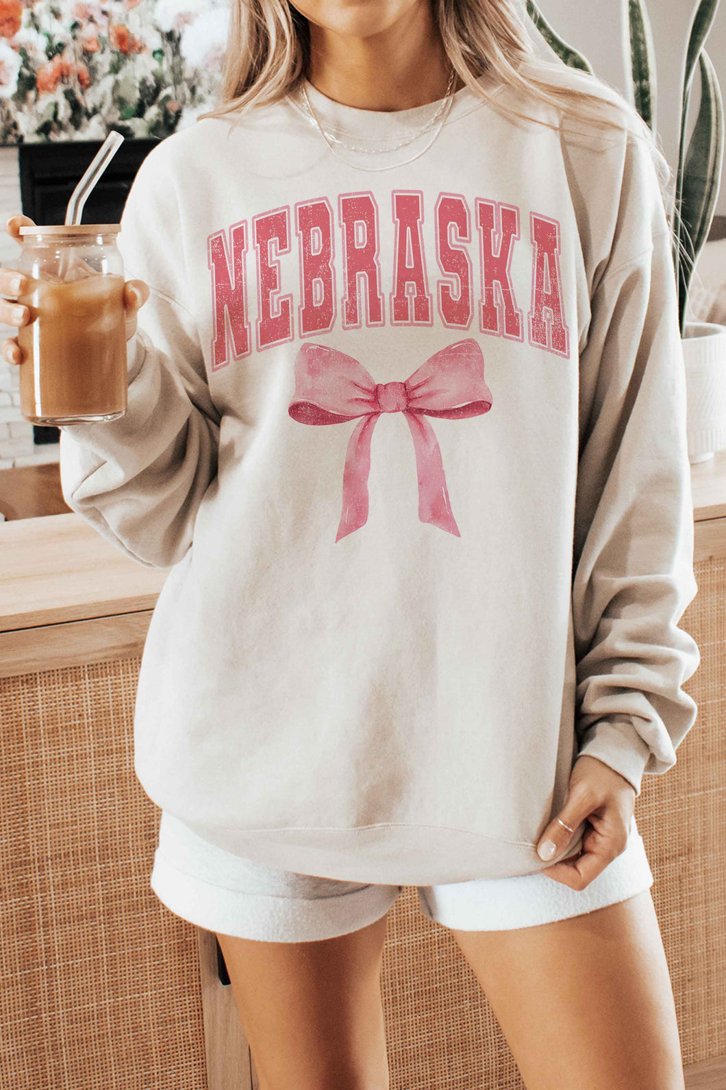 Nebraska Bow Sweatshirt