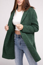 Load image into Gallery viewer, ZENANA Hooded Open Front Sweater Cardigan
