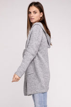 Load image into Gallery viewer, ZENANA Hooded Open Front Sweater Cardigan
