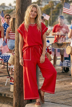 Load image into Gallery viewer, JJ Contrast Stitch Lounge Set
