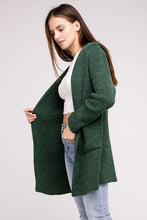 Load image into Gallery viewer, ZENANA Hooded Open Front Sweater Cardigan
