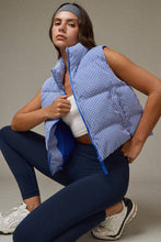 Load image into Gallery viewer, PV19025 - Gingham Puffer Vest: Red / S-M-L (2-2-2)
