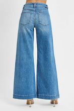 Load image into Gallery viewer, RISEN Full Size Mid Rise Wide Front Patch Pocket Jeans Plus Size
