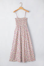 Load image into Gallery viewer, Boho Floral Smocked Maxi Sundress
