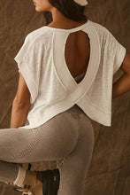 Load image into Gallery viewer, Lena Dupri Wrapped Cutout Tee
