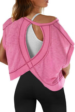 Load image into Gallery viewer, Lena Dupri Wrapped Cutout Tee
