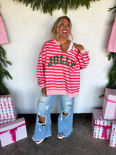 Load image into Gallery viewer, PREORDER- JOLLY &amp; MERRY OVERSIZED PULLOVER
