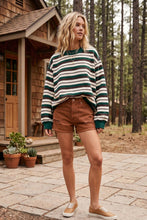 Load image into Gallery viewer, Terry Striped Sweatshirt
