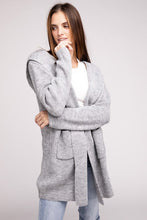 Load image into Gallery viewer, ZENANA Hooded Open Front Sweater Cardigan
