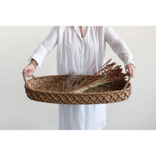 Load image into Gallery viewer, Extra Large Seagrass Tray with Handles
