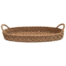 Load image into Gallery viewer, Extra Large Seagrass Tray with Handles
