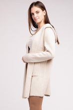 Load image into Gallery viewer, ZENANA Hooded Open Front Sweater Cardigan
