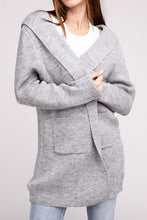 Load image into Gallery viewer, ZENANA Hooded Open Front Sweater Cardigan
