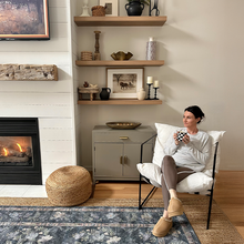 Load image into Gallery viewer, Modern Lounge Chair with Removable Cushion

