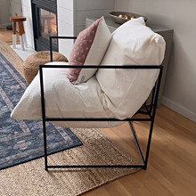 Load image into Gallery viewer, Modern Lounge Chair with Removable Cushion
