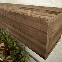 Load image into Gallery viewer, 47 Inch Reclaimed Rustic Natural Wood Mantle
